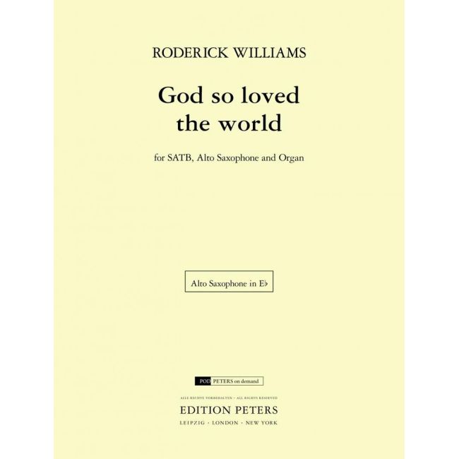 Williams, Roderick - God so loved the world