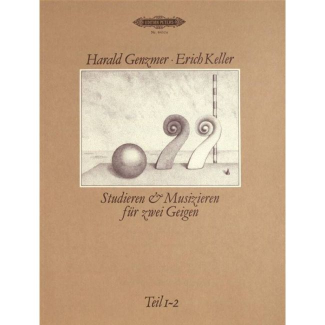 Genzmer, Harald - Studieren und Musizieren für 2 Geigen, 1