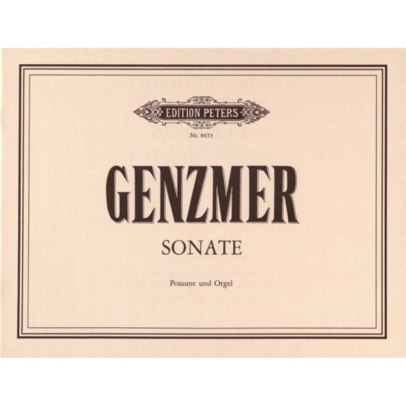 Genzmer, Harald - Sonate Für Poasaune und Orgel