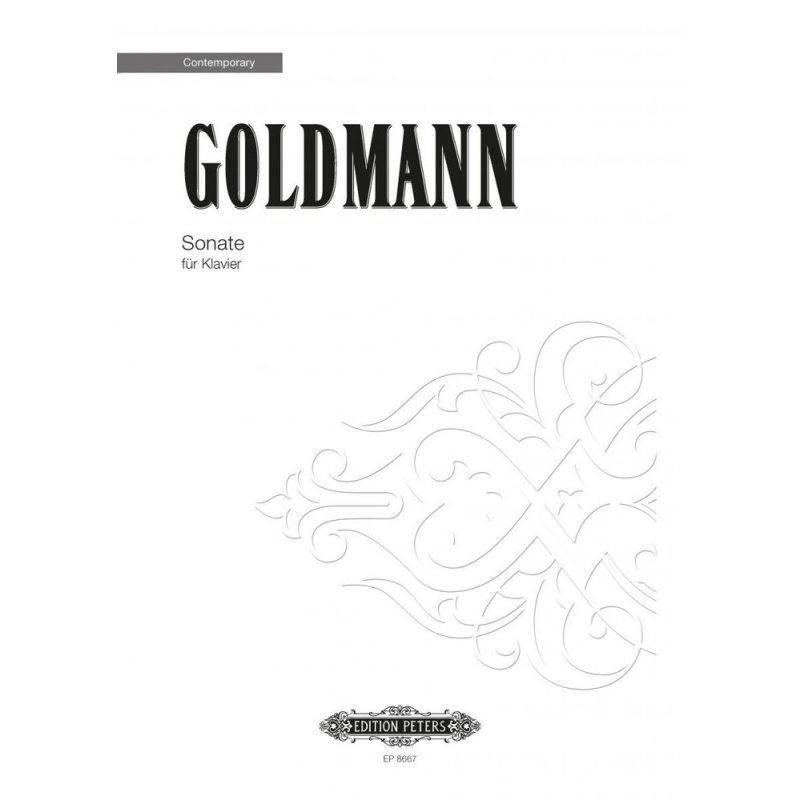Goldmann, Friedrich - Piano Sonata