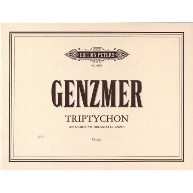 Genzmer - Triptychon