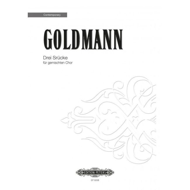 Goldmann, Friedrich - Three Pieces for Mixed Chorus
