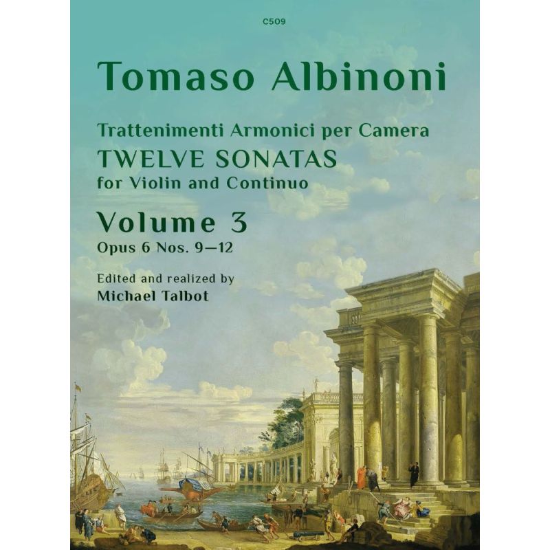 Albinoni, Tomaso Giovanni - Trattenimenti armonici per camera – Twelve Sonatas, Op. 6 No. 9–12, Vol. 3