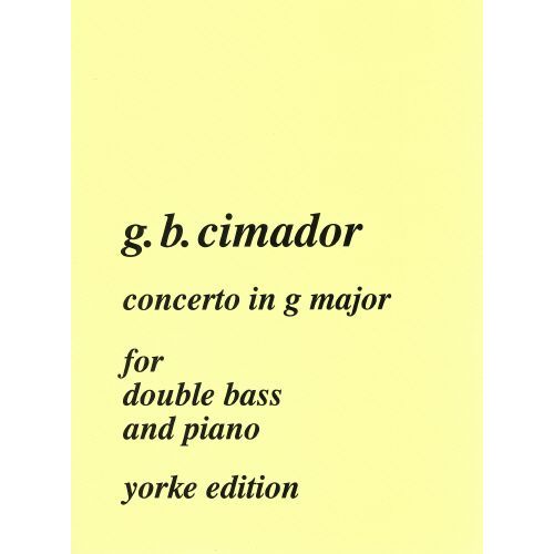 Cimador, G B - Concerto in...
