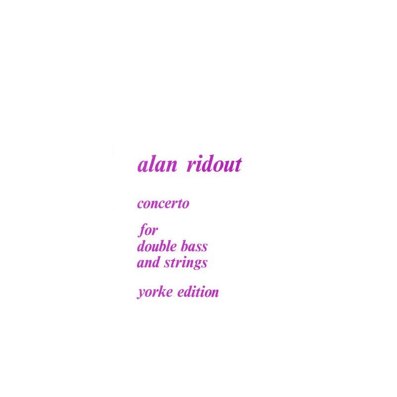 Ridout, Alan - Concerto (1974). DB & Pf
