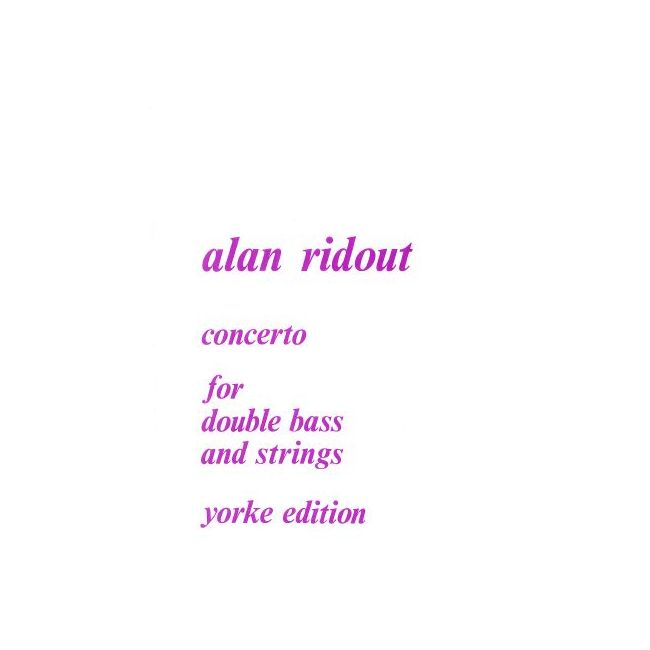 Ridout, Alan - Concerto (1974). DB & Pf