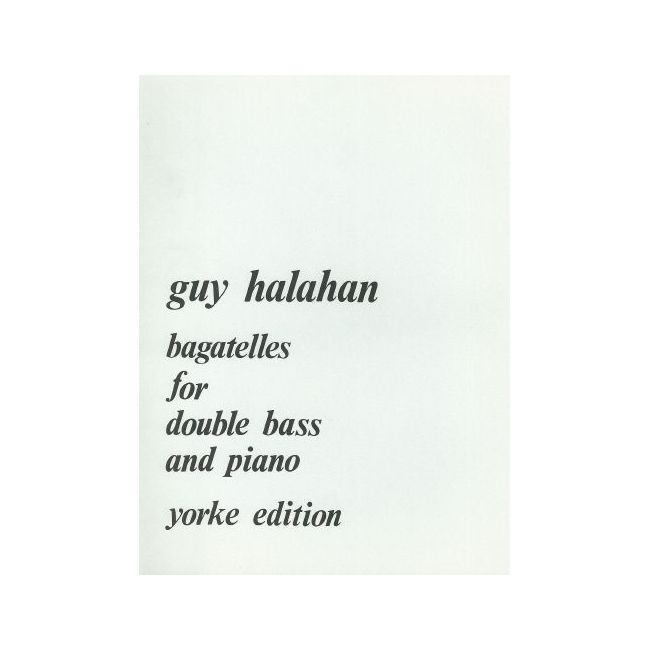 Halahan, Guy - Bagatelles. DB & Pf