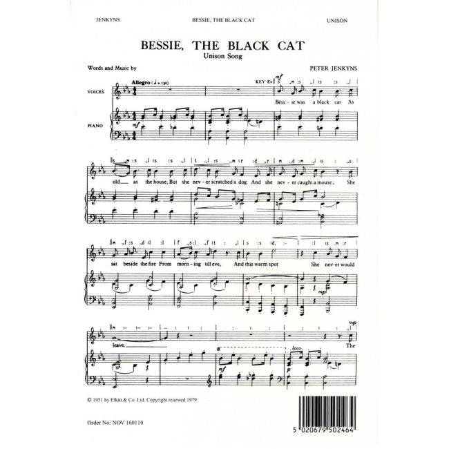 Jenkyns, Peter - Bessie The Black Cat