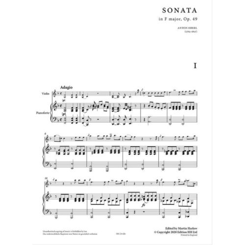 Eberl, Anton - Sonata in F major op. 49