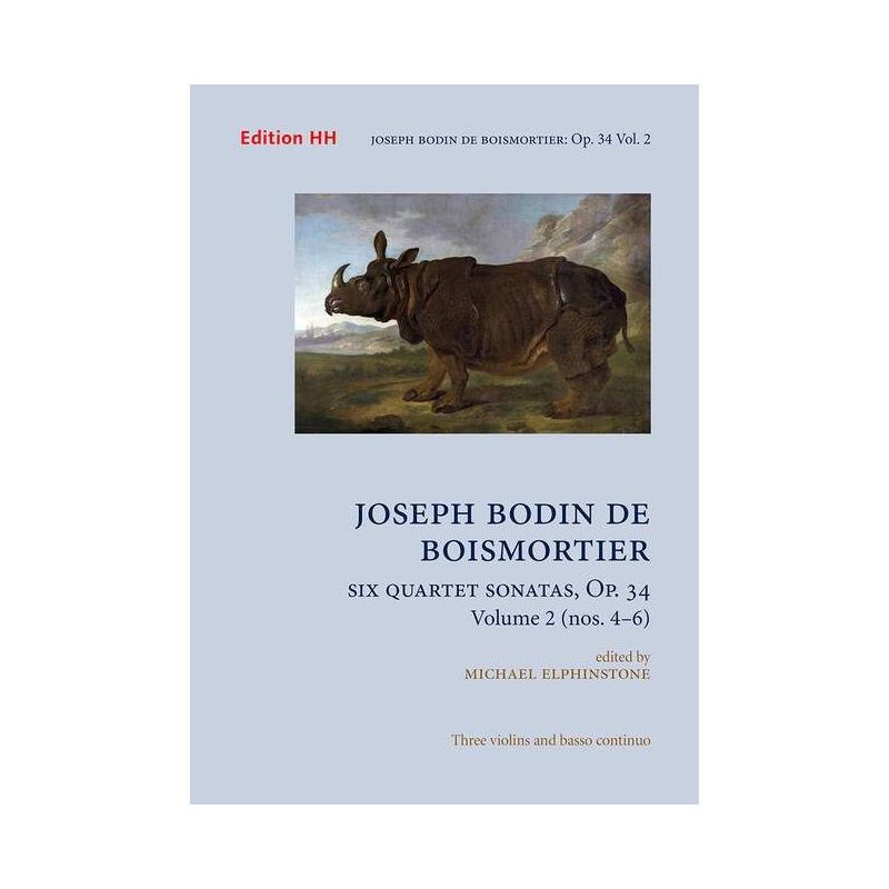 Boismortier, Joseph Bodin de - Six quartet sonatas op. 34 Vol. 2