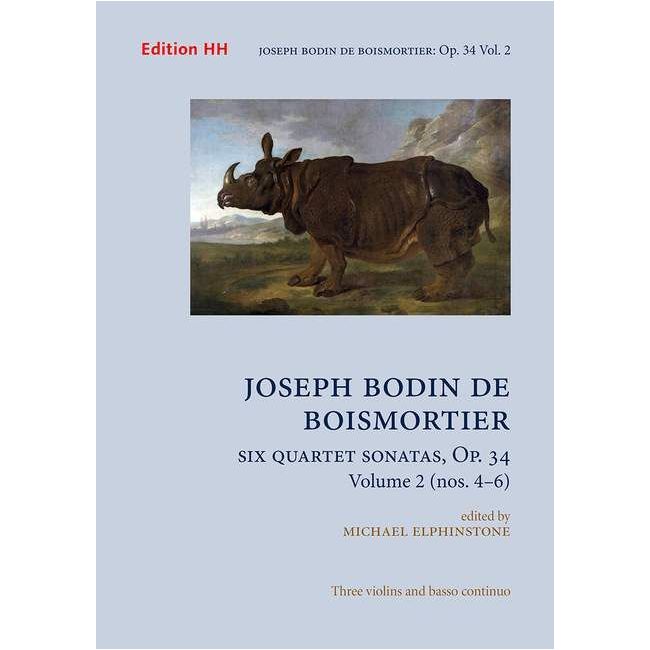 Boismortier, Joseph Bodin de - Six quartet sonatas op. 34 Vol. 2
