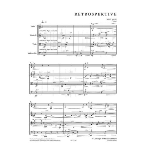 Wang, Ming - Retrospektive