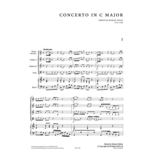 Wolff, Christian Michael - Concerto in C major