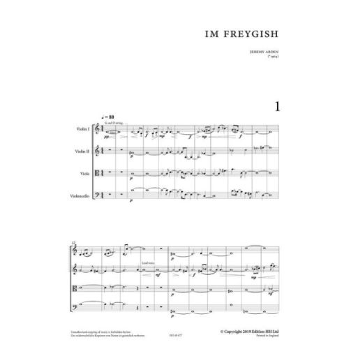 Arden, Jeremy - Im Freygish