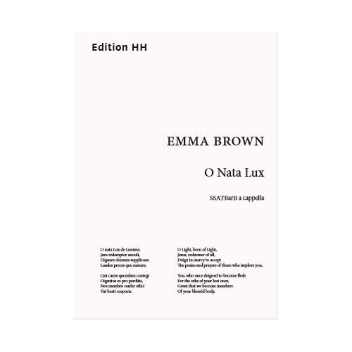 Brown, Emma - O Nata Lux