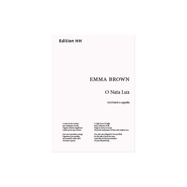 Brown, Emma - O Nata Lux