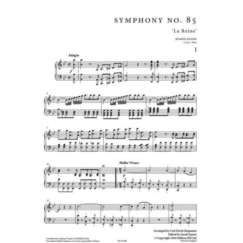 Haydn, Joseph - Symphony No. 85 in B flat major