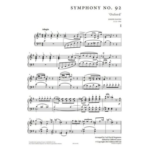 Haydn, Joseph - Symphony No. 92