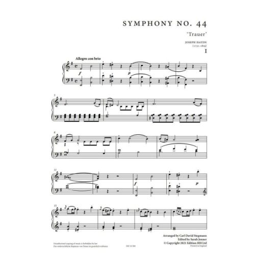 Haydn, Joseph - Symphony No. 44