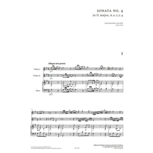 Galuppi, Baldassare - Six trio sonatas Vol. 2