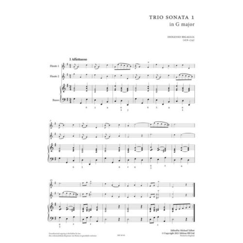 Bigaglia, Diogenio - Three Trio Sonatas