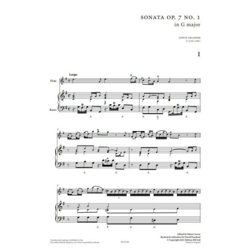 Granom, Lewis - Six flute Sonatas op. 7 op. 7
