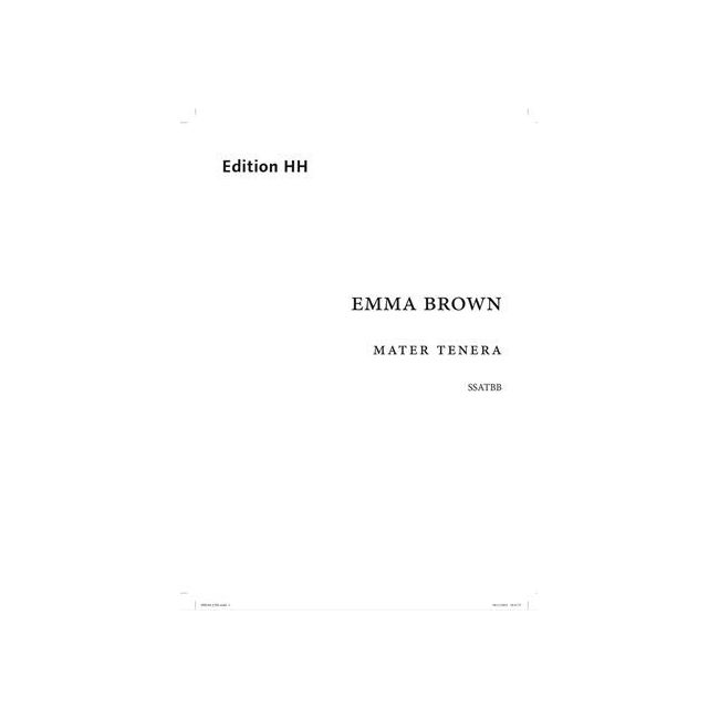 Brown, Emma - Mater tenera