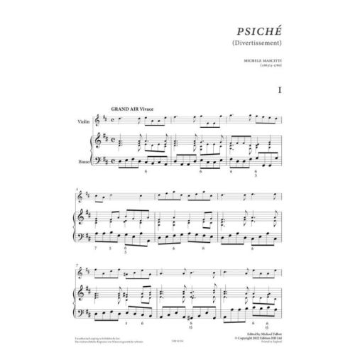 Mascitti, Michele - Psiché (Divertissement) op. 5/12
