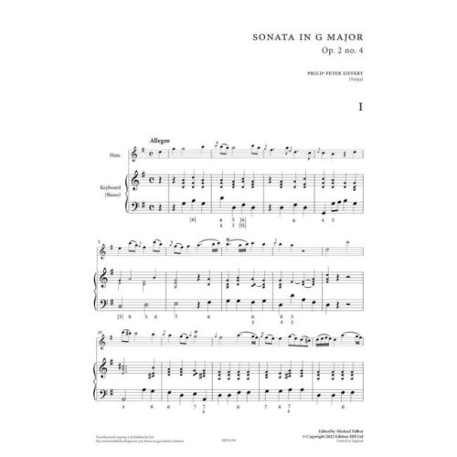 Eiffert, Philip Peter - Six Flute Sonatas op. 2 (1796) Vol. 2 op. 2 Vol. 2