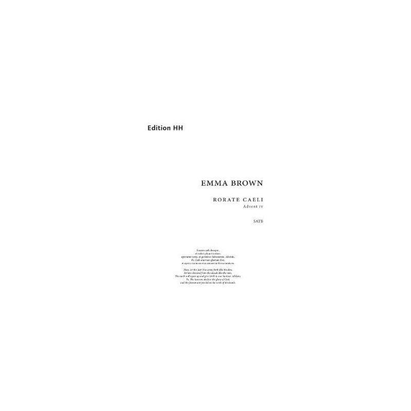 Brown, Emma - Rorate caeli