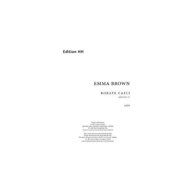Brown, Emma - Rorate caeli