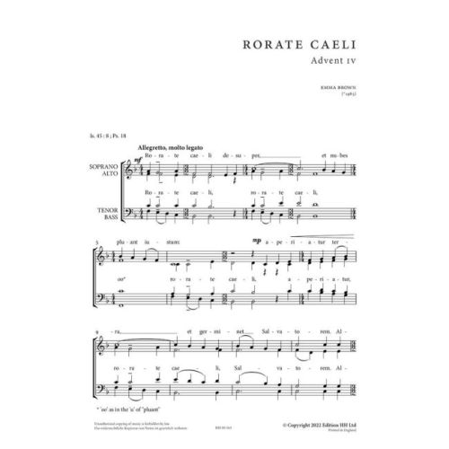 Brown, Emma - Rorate caeli