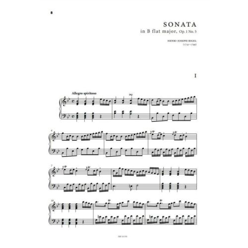 Rigel, Henri-Joseph - Six Sonatas pour le Clavecin Vol. 2 op. 1 Vol. 2