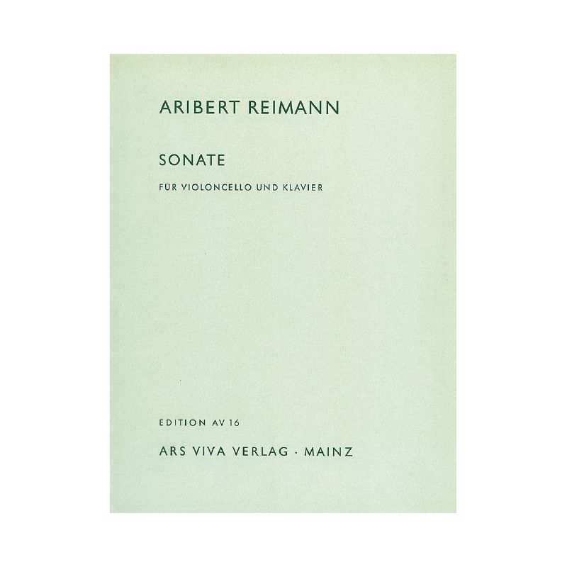 Reimann, Aribert - Cello Sonata