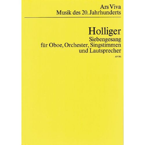 Holliger, Heinz - Siebengesang