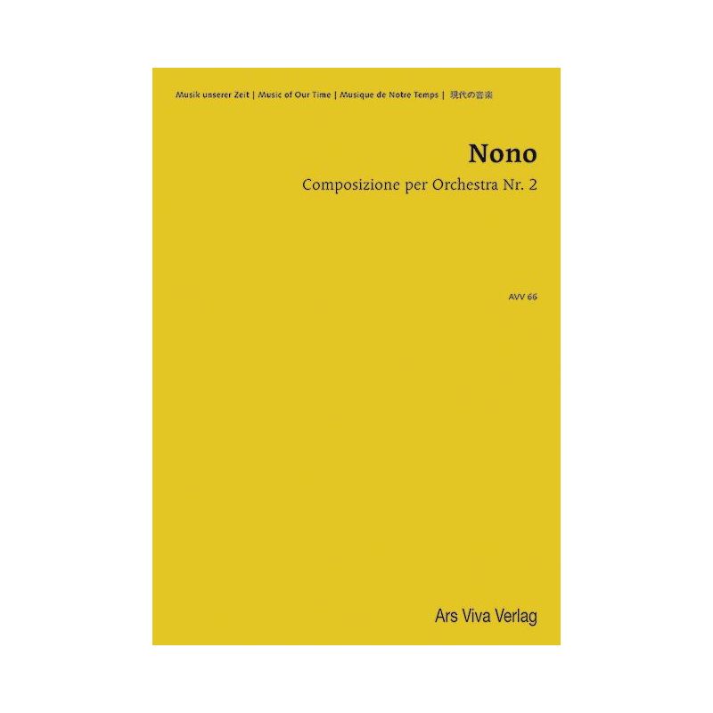 Nono, Luigi - Composition for orchestra No. 2