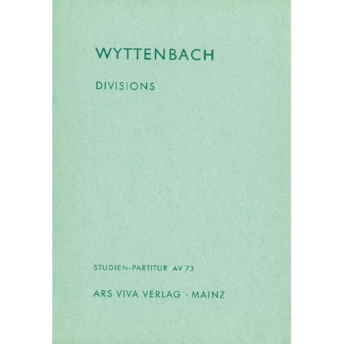 Wyttenbach, Juerg - Divisions