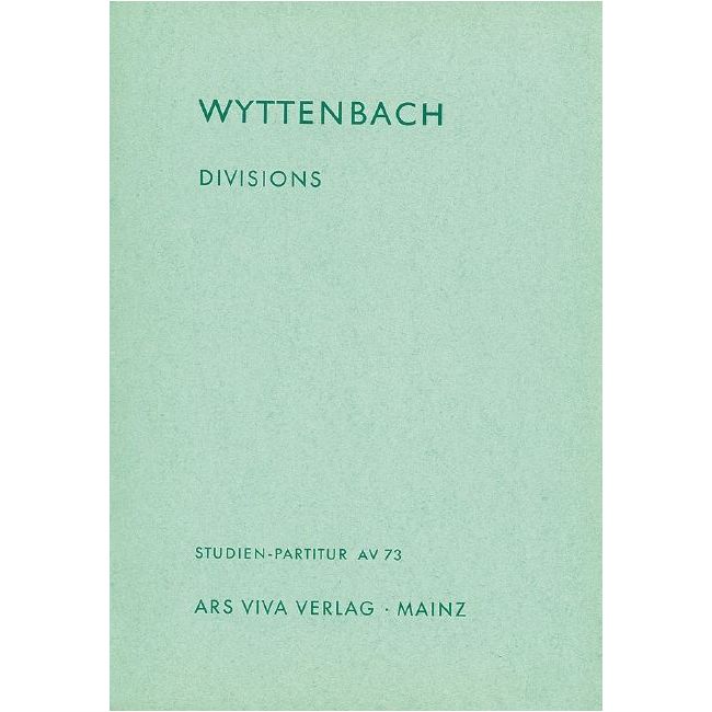Wyttenbach, Juerg - Divisions