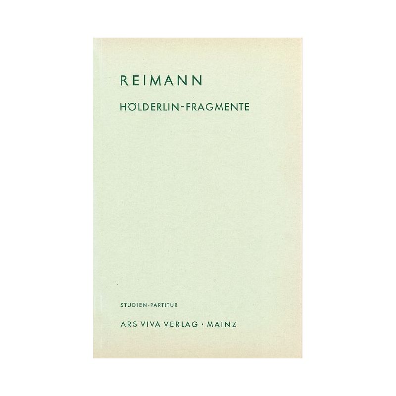 Reimann, Aribert - Hölderlin-Fragmente