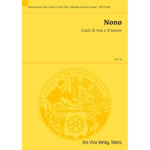 Nono, Luigi - Canti di vita...