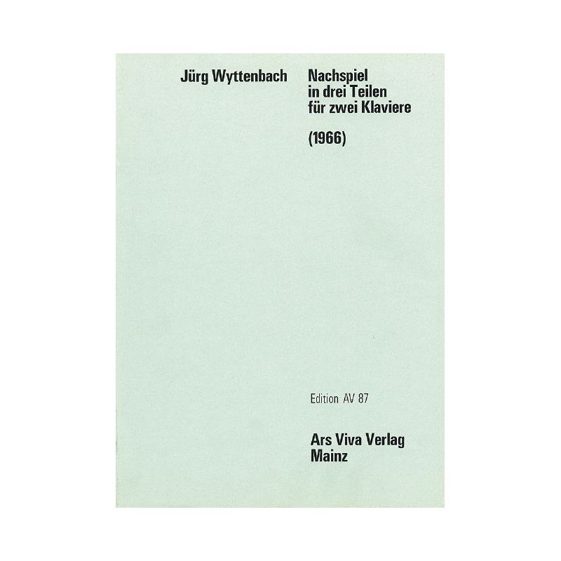 Wyttenbach, Juerg - Night pieces in three parts
