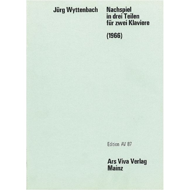 Wyttenbach, Juerg - Night pieces in three parts
