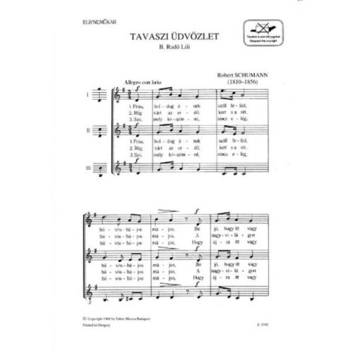 Schumann, Robert - Tavaszi...