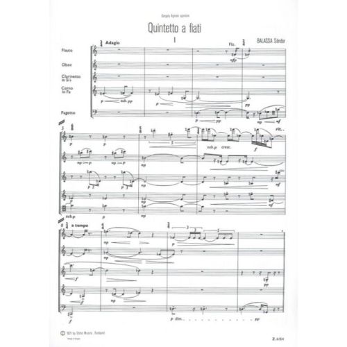 Balassa Sándor - Wind Quintet