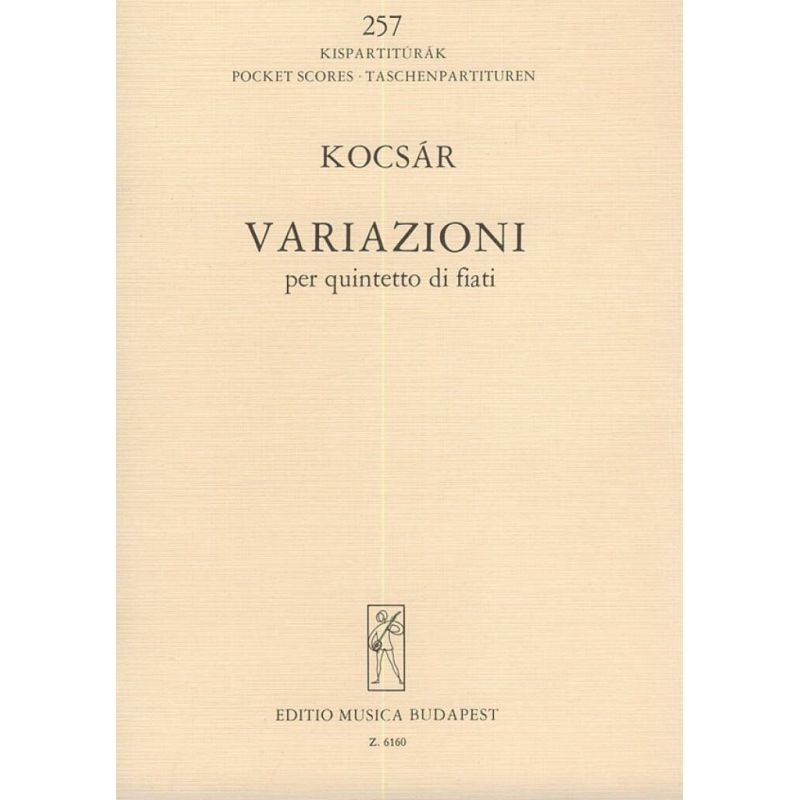 Kocsár Miklós - Variazioni - for wind quintet