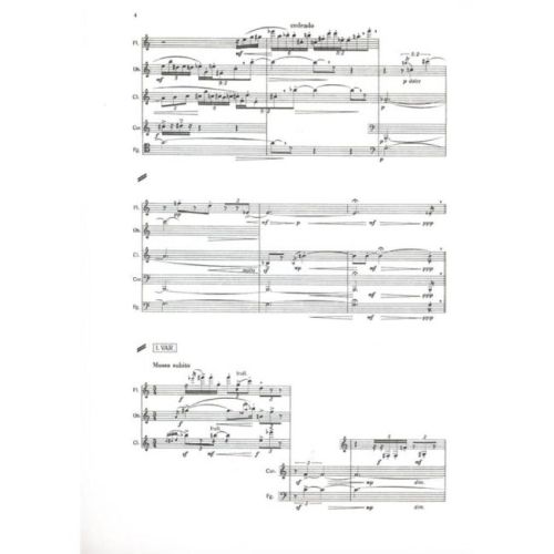 Kocsár Miklós - Variazioni - for wind quintet