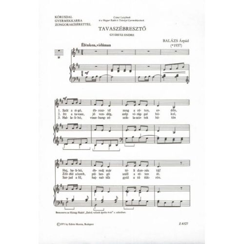 Balázs Árpád - Tavaszébreszt_