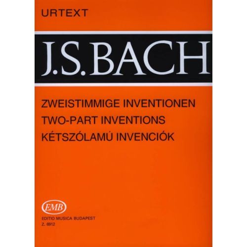 Bach, J.S - Two-part Inventions - BWV 772-786