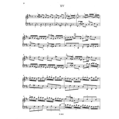Bach, J.S - Two-part Inventions - BWV 772-786