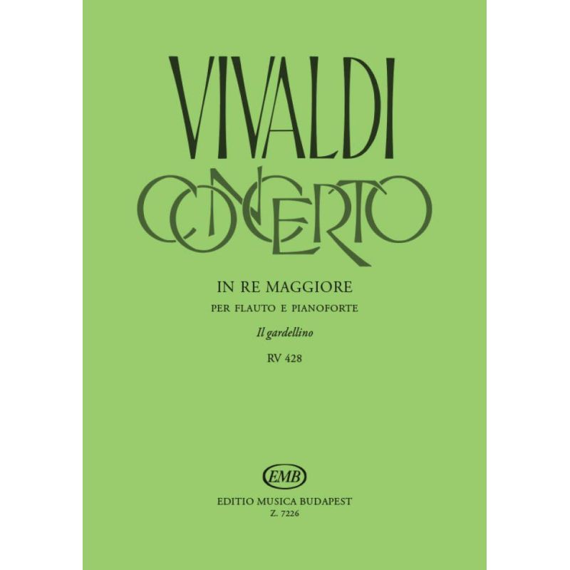 Vivaldi, Antonio - Concerto in D RV 428 for Flute